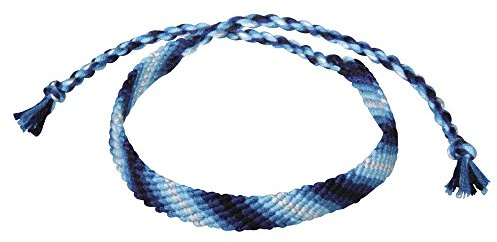 Rayher 53564379 Baumwoll-Garn Stitch & Knot, Blautöne, 5 Farben je 10 m (50 m), Kreuzstich-Garnset, Stickgarn Set, Knüpfgarn, Garn für Freundschaftsbänder