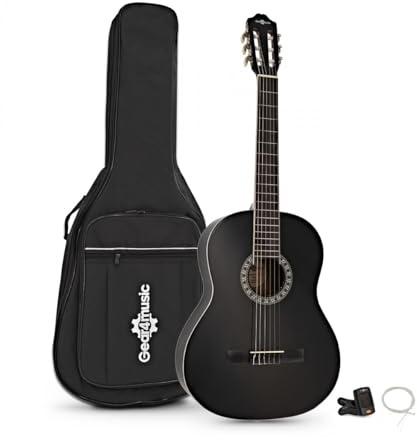 Classical Guitar Pack, Black, by Gear4music
