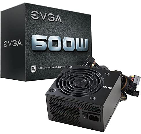 EVGA 100-W1-0600-K1 power supply unit - power supply units (100 - 240 V, 24-pin ATX, 50 - 60 Hz, 10 - 5, 80 PLUS, PC)