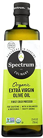 Spectrum Organic Extra Virgin Unrefined Olive Oil, 24.5 Ounce - 6 per case.