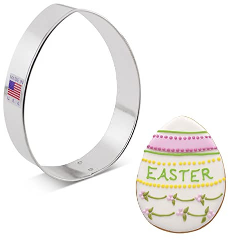 Ann Clark Cookie Cutters Egg Cookie Cutter, 10.2 cm