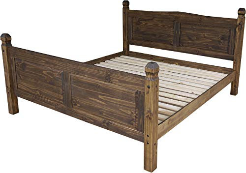 Doppelbett 180x200 Eiche antik Rio Classico Schlafzimmer Holz Pinie Massivholz Echtholz Farbe wählbar Brasilmöbel