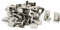 sourcing map 30 Stück 26mmx14mm Bild Foto Rahmen Metall Feder drehen Clip Aufhänger Silber DE de