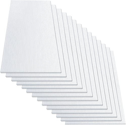 KARAT Plaque de Polycarbonate - 14 unités10,25 m² - 60,5 x 121 cm - 4 mm - Plaques à Double paroi Serre abri de Jardin - Plaques alvéolaires - Plaques pour Toiture