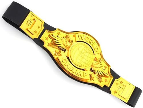Partilandia Cinturón Campeón de Boxeo o Lucha Libre color dorado