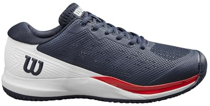 Wilson Herr Rush Pro Ace tennissko, Navy Blazer/Vit/Infrared, 10.5 UK, Marinblå blazer vit infraröd, 10.5 UK