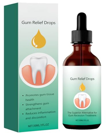 KOAHDE Gel per la Rigenerazione delle Gengive,Gocce Restauro Delle Gengive,30ML,1PC,Gocce per Ricrescita Delle Gengive