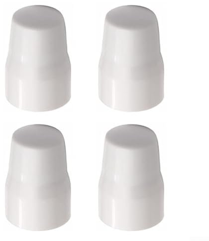 Yhenlovtt Radiator Valve Cap Set -Fit Replacement Cover White ABS Plastic For Home Plumbing Fixtures for PROTECTION Safety Child Pet Friendly 4-10 Pieces(4pc)