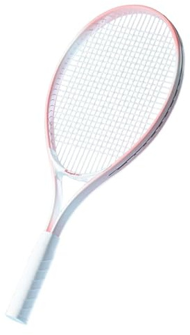 wisoolkic Raquette de Tennis Simple pour débutants, légère et Professionnelle, adaptée pour aux Enfants et pour aux Adultes. Raquette Antichoc pour débutants, Femmes et Hommes, Rose, 68.5 x 28 cm
