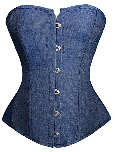 jutrisujo corsetto bustino jeans modellante dimagrante sexy donna