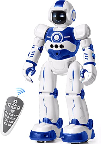 EduCuties Robot Toys for Kids,Programmable Remote Control Smart Walking Dancing Robot Toy with Gesture & Sensing for Age 4 5 6 7 8 9 10 Year Old Boys for Birthday Present