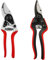 FELCO F 14 Gartenschere für Rechtshänder Nr. 14 (Schnitt-ø 18 mm, Länge 180 mm, Rebschere) & 77-140 160S Gartenschere (Schnitt-ø 20 mm, Baumschere für kleine Hände, Länge 200 mm)
