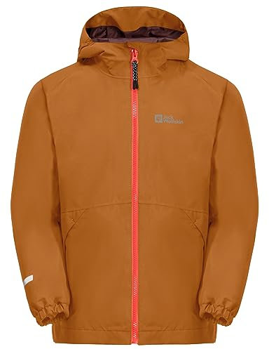 Jack Wolfskin Unisex Kinder Iceland 3in1 Jacket, autumn leaves, 152 EU