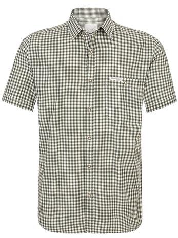 Stockerpoint Herren Renko3 Trachtenhemd, Schilf, 3XL