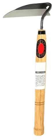 Shitafe Handsichel-Gartengerät, Grassichel mit langem Griff | Garten-Sichel-Grasschneider,Stahlschneider-Handhacke, Gartensense mit langem Griff, Grassichel für Garten, Hof, Feld und Gräben