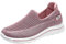 Generisch Sale Damen Schuhe Slip on Sneakers Damen Sportschuhe rutschfest Atmungsaktiv Leichtgewichts Laufschuhe Turnschuhe Sneaker Outdoor Running Tennis Trainingsschuhe Damen Rosa 40