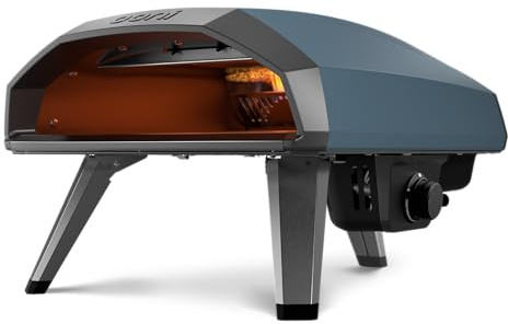 Ooni Koda 2 Forno a Pizza a Gas 14 – Blu Ardesia – Forno a gas per pizza Portatile con Tecnologia G2 – Compatto e Potente – Pizza Napoletana in 60 Secondi – Forno Pizza Ooni (30 mbar)