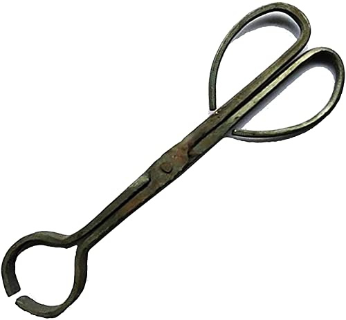 Pinze da fabbro a bocca tonda, pinze da fabbro, pinze da fabbro a becco tondo, pinze da ferro, morsetto manuale per morsa a incudine, forgia a mano, ingegnere, fabbro, attrezzo da fabbro, 43 cm, 0,5