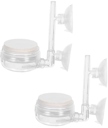UPKOCH 2piezas Oxigenador de Nanoburbujas para Acuario Piedra Difusora Pequeña de Aire Disco de Burbujas Silencioso para Pecera para Oxigenador de Pesca y Aireador Acuario