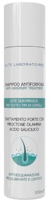 Shampoo Antiforfora Cute Seborroica 200 ml – Trattamento Intensivo Forfora Severa | Azione Seboregolatrice, Purificante e Lenitiva | Riduce Prurito e Desquamazione – Cura Farma