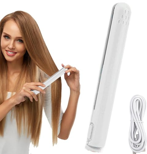 Liten Hårcurler-Straightener Lock- och plattång | Liten Lockverktyg Kompakt Bärbar Lätt Enkel Styling Enkel Att Bära Mini Resestorlek För Och Resor Överallt