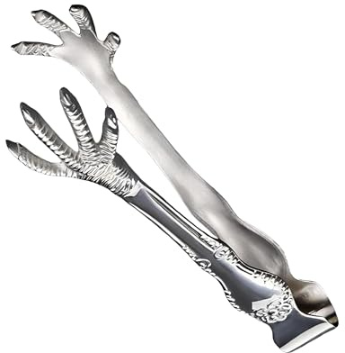 Ice Tongs Mini Tongs Small Tongs kitchen tongs stainless steel Durable Metal Tongs for Ice Serving, Multi-Use Mini & Small Tongs Ideal for Home Bar Kitchen Daily Use