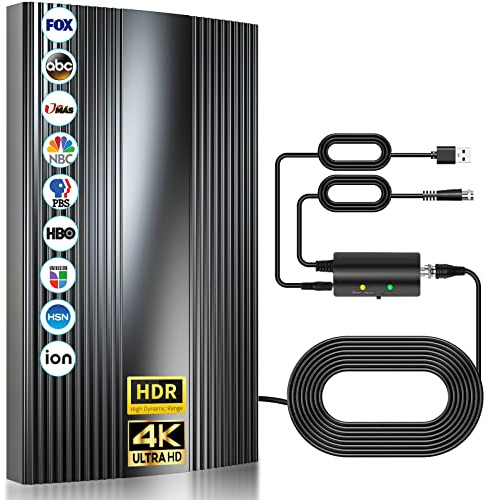 2026 Upgraded TV Antenna Indoor Up to 3600+ Miles Range