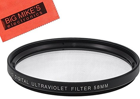 58mm UV Filter for Nikon 55-300mm f/4.5-5.6G ED VR AF-S DX Nikkor