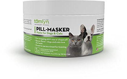 TOMLYN Pill-Masker Original Bacon-Flavored Paste for Dogs & Cats, 4oz