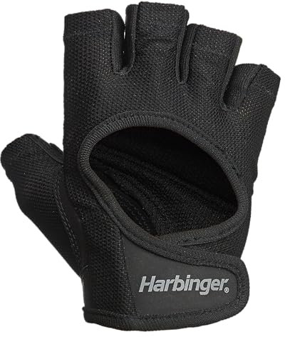 Harbinger Unisex-Adult Women's Power Gewichtheberhandschuhe, Schwarz, Groß