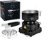 Afoosoo Multipurpose Electric Charcoal Burner - Coal Burner Starter Hot Plate ETL Approved Electric Stove Coconut Starter with Stainless Detachable Tongs, 600W Fast Heating BBQ Kitchen