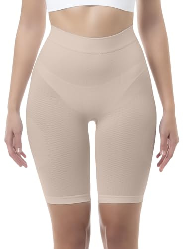 Farmacell 312 (Powder, 4XL/5XL) Faja Pantalón Reductora Mujer Anticelulitis Masaje, Push up y Vientre Plano, Made in Italy