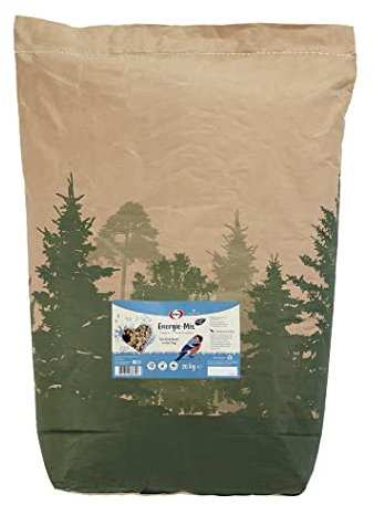 Elles Energie-Mix 20kg für Wildvögel I 100% natürlich I Ambrosia-kontrolliert, ganzjährig & flexibel | Optimaler Energie-Boost mit 17.6% Protein | Für Terrasse, Balkon & Garten