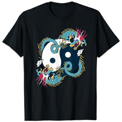 Ying Yang / Tai Chi Dragon Design pour méditation / Tai Chi T-Shirt