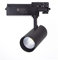 VoltShine Foco LED de carril negro 30W, 4 hilos; ideal para iluminación decorativa y comercial en espacios interiores.