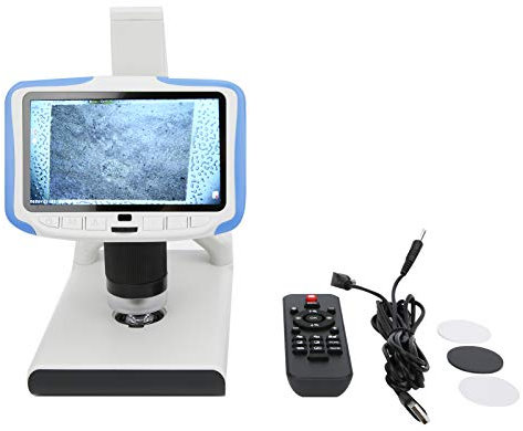 Digital Mikroskop, Digitalt Mikroskop med 5 Tum Stor Skärmskärm Justerbar Stativ Ad205 200x DC 5V Megapixels Sammansättning, Mikroskop, Mikroskop
