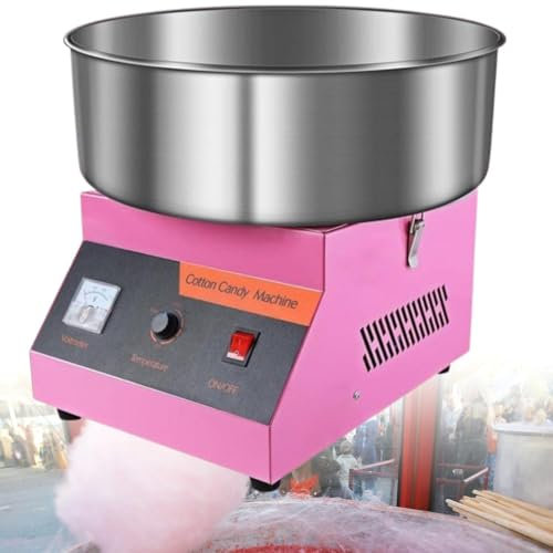 Professionell sockervaddsmaskin Ø 52 cm sockervaddsmaskin Gör marshmallows snabbt för hemmafest för barn