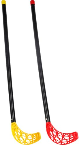 Buffalo Crosse de hockey unie x2 rouge/jaune