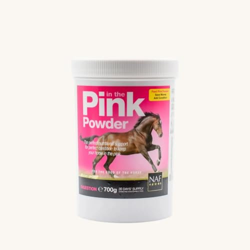 Horse Masters In The Pink Powder – Daily Vitamin & Mineral Supplement for Horses | Condition & Gut Support Feed Balancer | Clean Sport FEI & BETA NOPS Approved