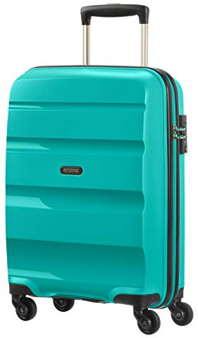 American Tourister Bon Air - Spinner S, Bagaglio a Mano, 55 cm, 31.5 L, Turchese (Deep Turquoise)