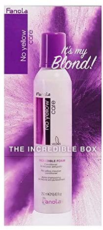 Fanola No yellow Care The Incredible BOX Incredible Foam Mousse Conditioner, 250 ml