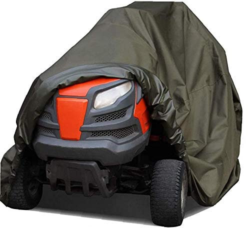 IUwnHceE Aufsitzrasenmäher Cover, Heavy Duty wasserdichte UVschutz Traktor-Abdeckungen, Wasserdicht Abdeckung für Aufsitz-Garten-Traktor-Haushaltsgegenstände für Innen und Außen