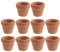 Garneck 10Pcs Ceramic Pottery Clay Planter Small Mini Terracotta Pot Clay Ceramic Pottery Planter Cactus Flower Nursery Pots For Windowsill Cactus Plant Crafts 3x3cm