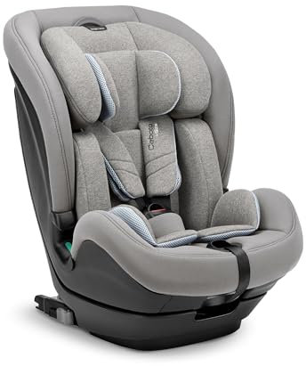 Inglesina Caboto i-Size, Sillita para coche, Hasta 15 meses a 12 años de edad, 76-150cm, Moon Grey