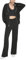 DKNY Women's Full Zip Greenwich Sweatshirt, Black, Large