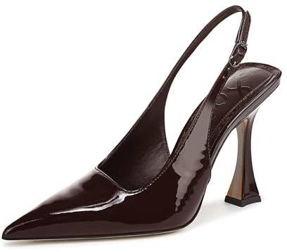 Sam Edelman Women's Odette Pump Rich Chocolate Patent 8 M
