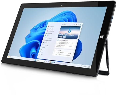 AWOW 10,1-Zoll Windows Tablet – Intel N100 3.4GHz, 12GB RAM, 256GB SSD, Touchscreen, 2-in-1 Mini Laptop