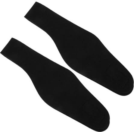 INOOMP 2stücke Schwimmstirnband für Erwachsene Junge Mädchen mit Ohrenschutz als Haarschutz zum Schwimmen Tauchen Yoga Verstellbar Strapazierfähig Kompakt