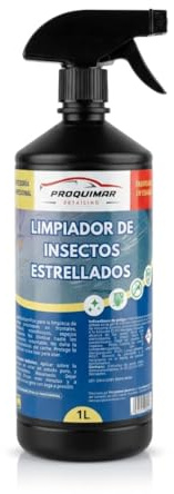 Limpiador de Insectos para Coche – Eliminador de Insectos Estrellados y Residuos Difíciles – Fórmula Potente para Parabrisas, Parachoques y Carrocería – Apto para Todo Tipo de Vehículos (1 Litro)