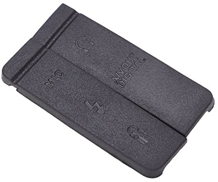 Generic Copertura Inferiore in Gomma per Fotocamera USB, Copertura Interfaccia Dati, di Ricambio Premium, Resistente, Ideale per 5D3 5D MarkIII